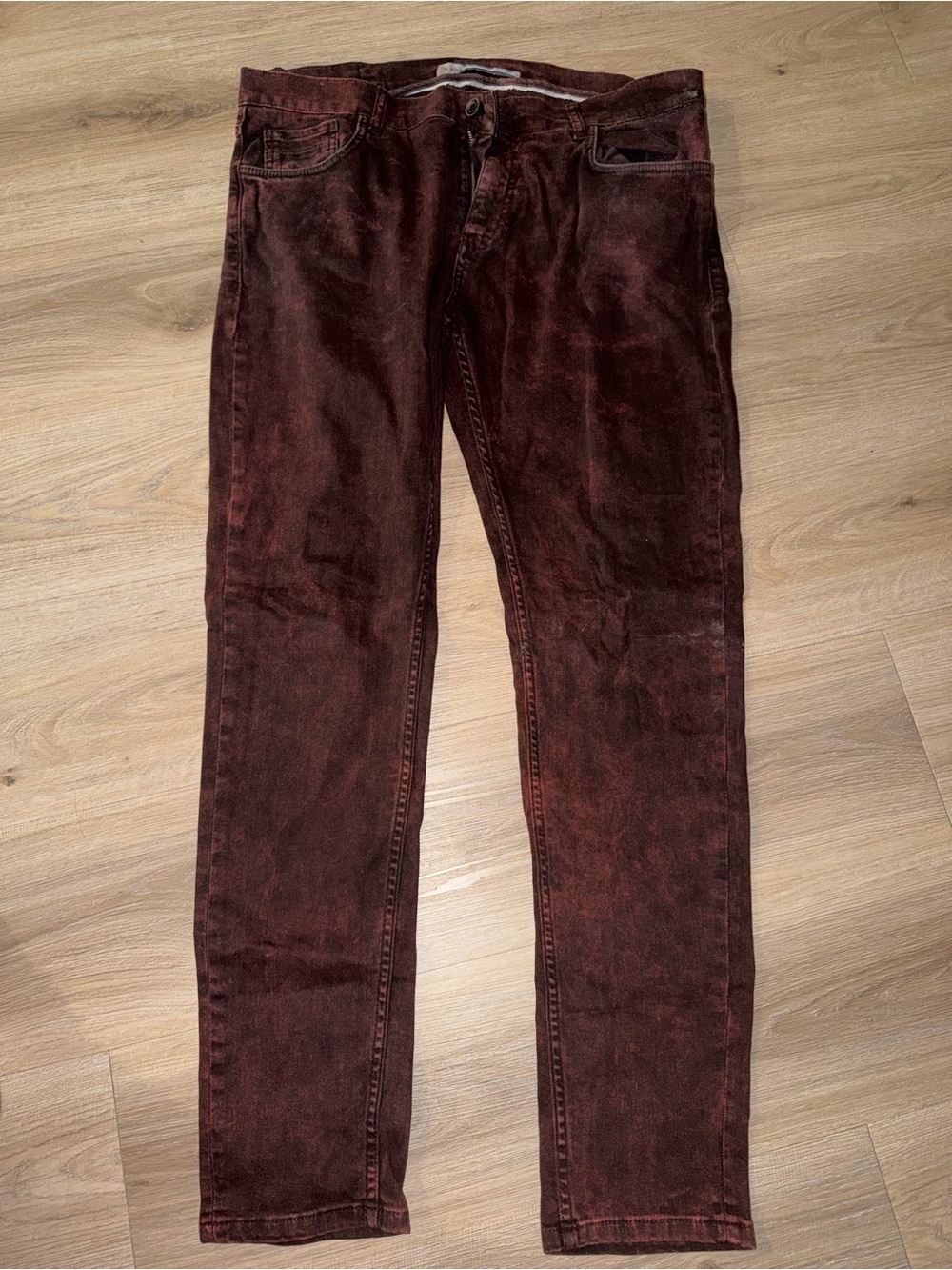 Mens Zara Red and black  Jeans